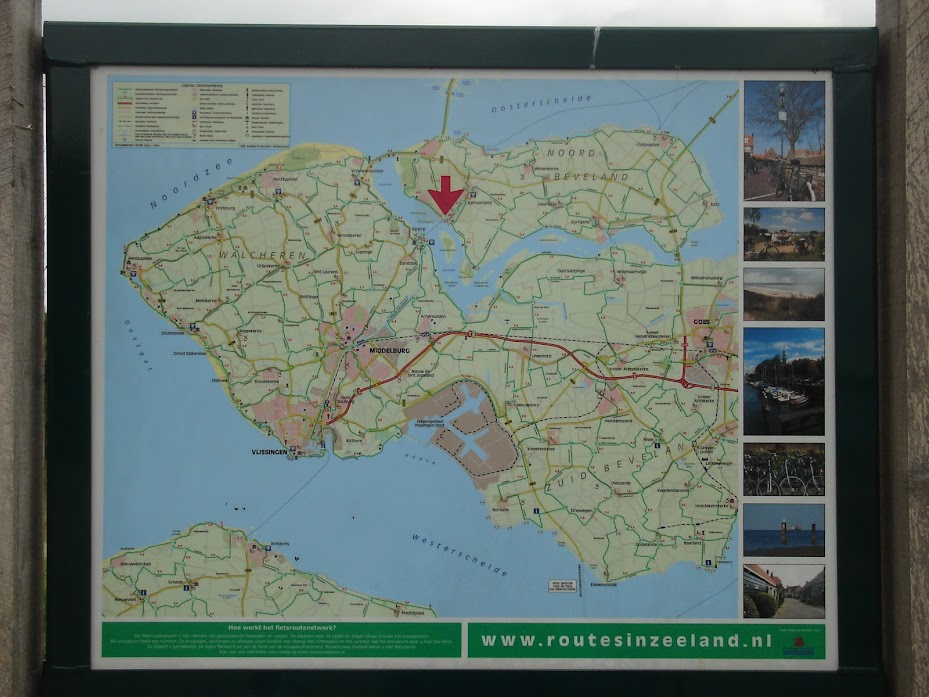 kaart van omgeving kamperland